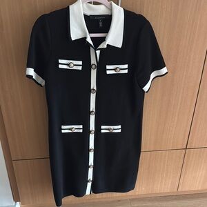 White House black market Short Sleeve Dress medium new wo tags